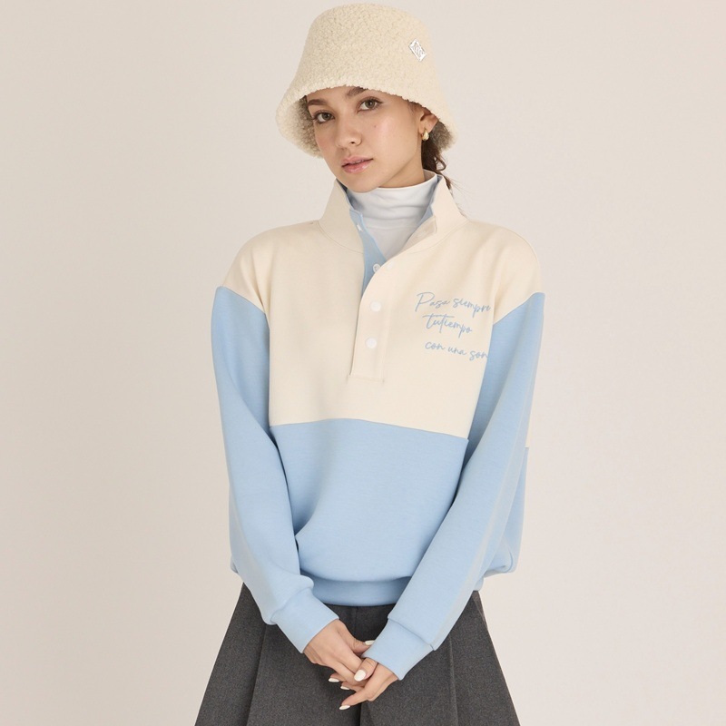 ハーフボタン裏起毛プルオーバー | MONA DELSOL,NEW ITEM | DELSOL GOLF