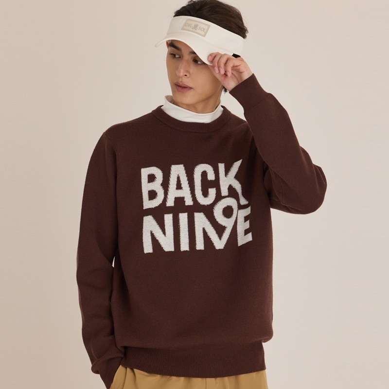 メンズ ジャガードクルーネックニット | MEN'S,NEW ITEM | DELSOL GOLF