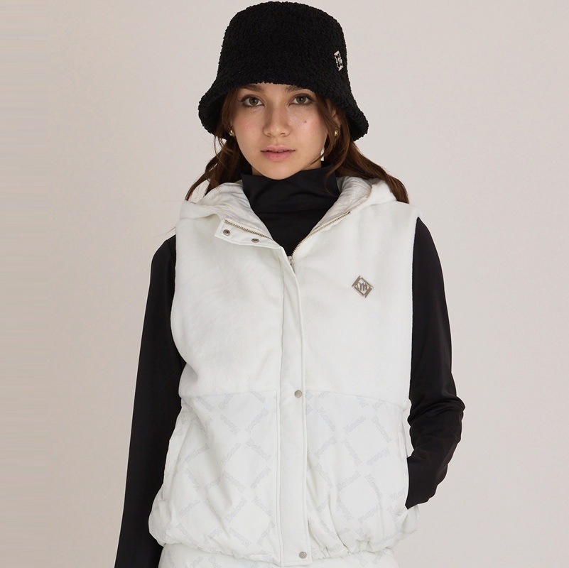 ファー中綿ベスト(セットアップ対応) | MONA DELSOL,NEW ITEM | DELSOL