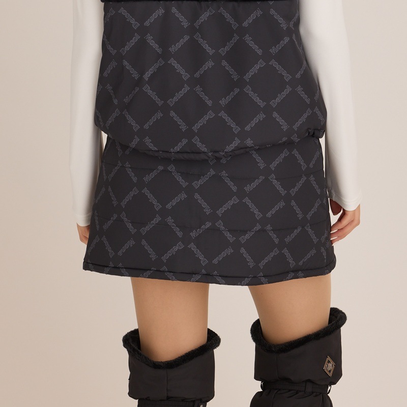総ロゴ台形中綿スカート(セットアップ対応) | MONA DELSOL,NEW ITEM