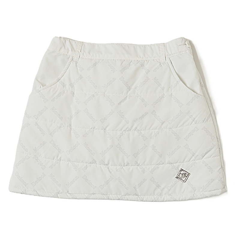 総ロゴ台形中綿スカート(セットアップ対応) | MONA DELSOL,NEW ITEM