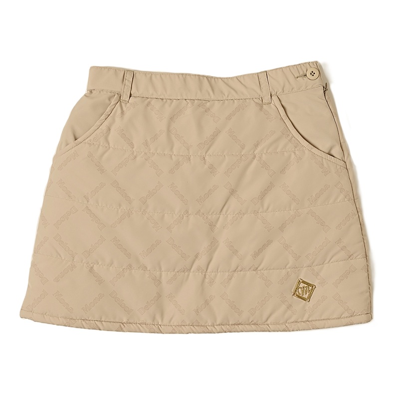 総ロゴ台形中綿スカート(セットアップ対応) | MONA DELSOL,NEW ITEM