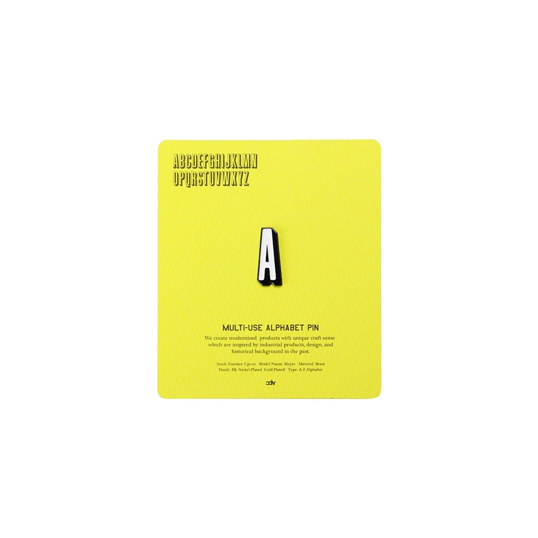 Mayer Alphabet Pin 