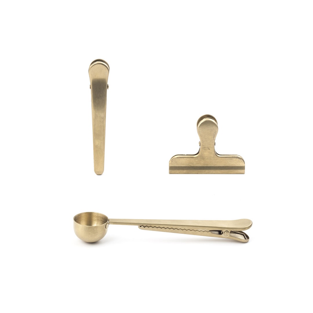 Brass Clip Set