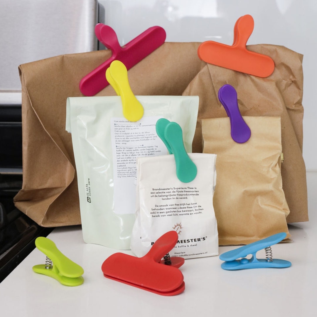 Rainbow Bag Clips Set