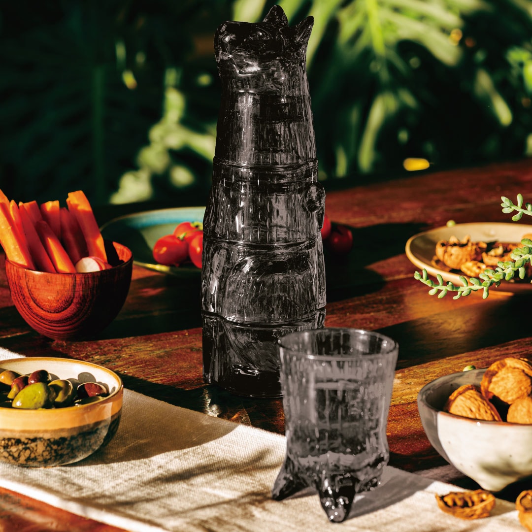 DOIY Kitty Stackable Glass 