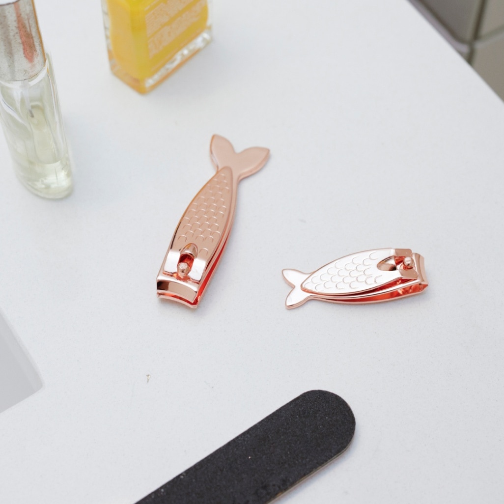 Copper Big Fish, Little Fish Nail Clippers Set