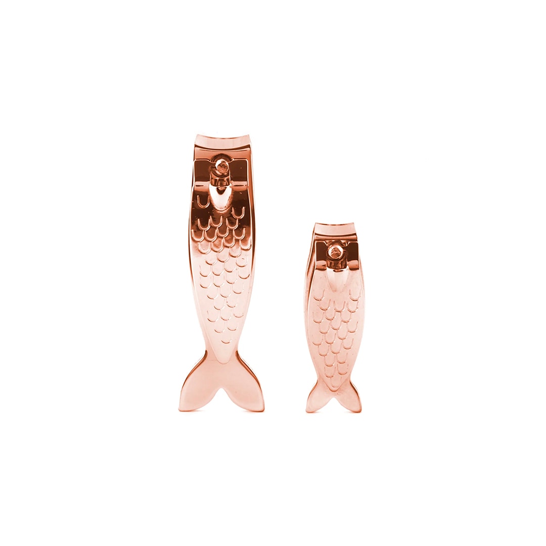 Copper Big Fish, Little Fish Nail Clippers Set