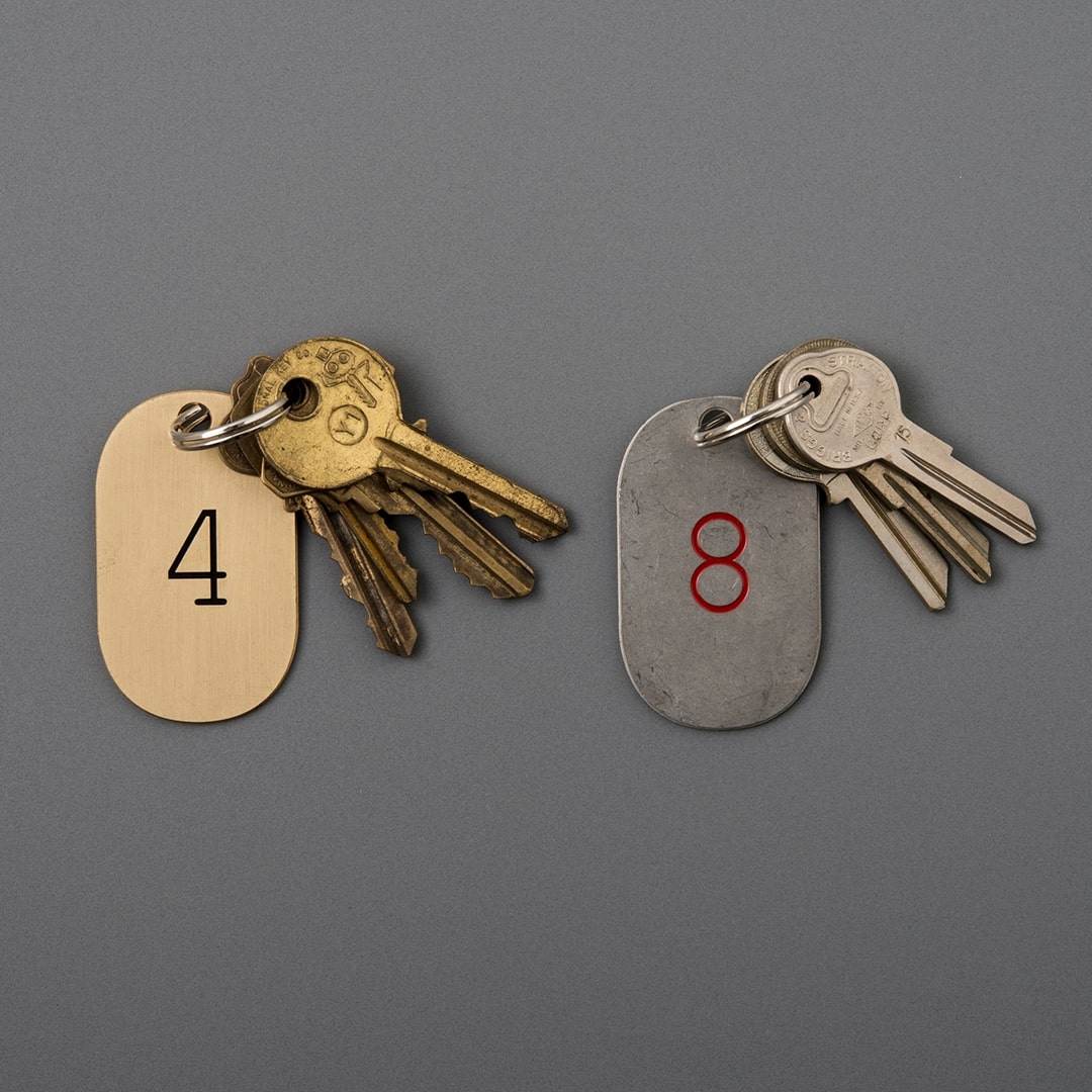 Lunar Calendar Plate Key Tag 