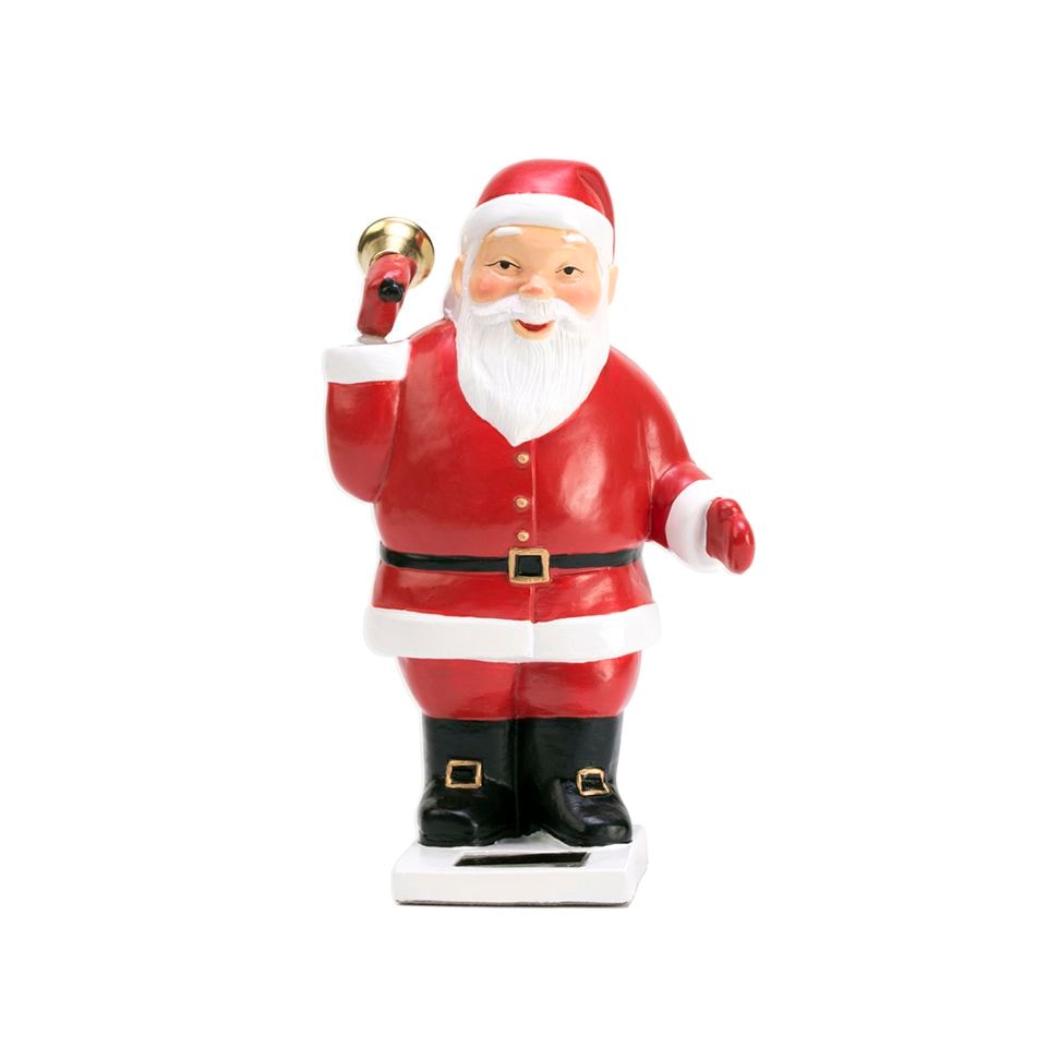 Solar Santa With Bell