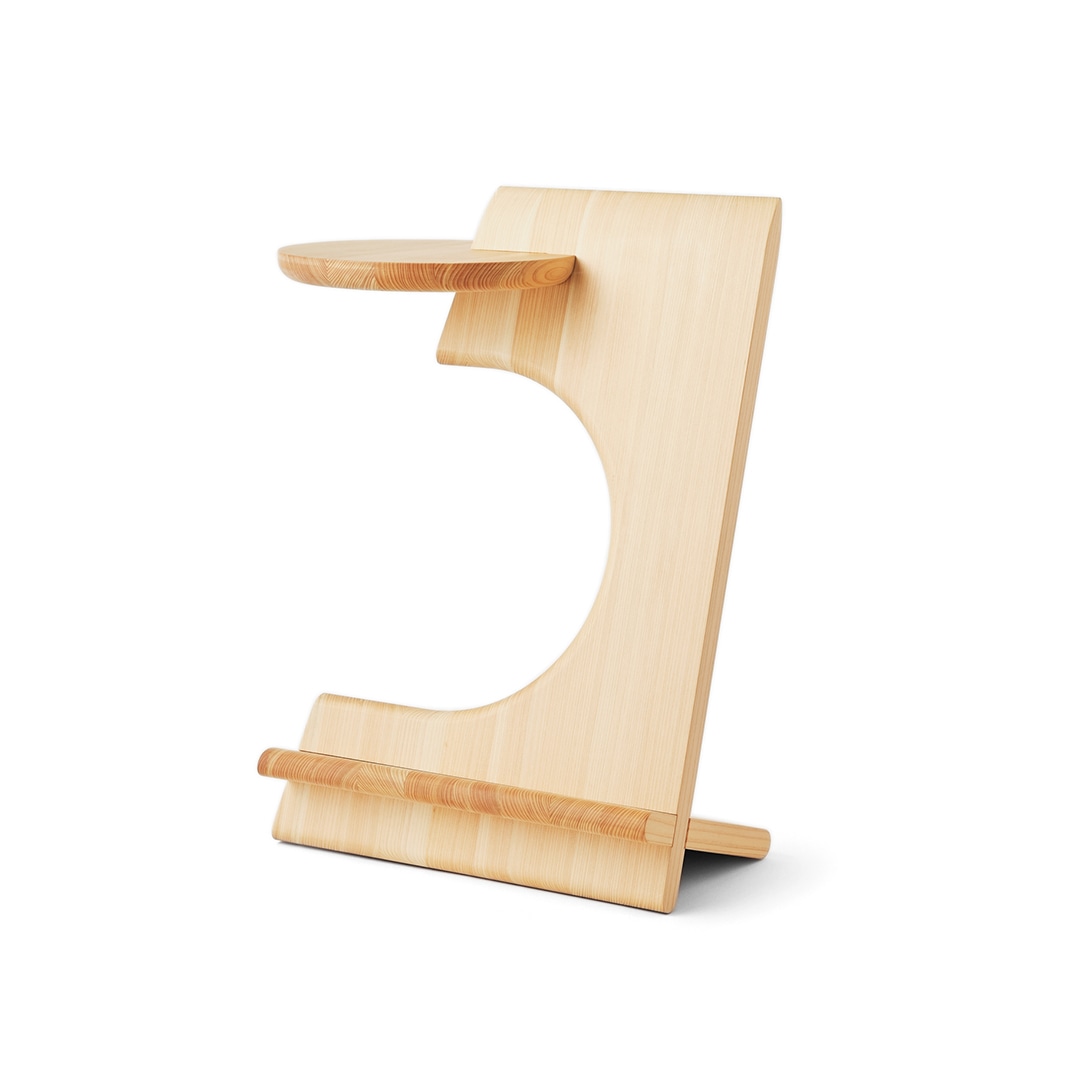 サイドテーブル ブックマーカー | 読書を楽しむための無垢材のテーブル