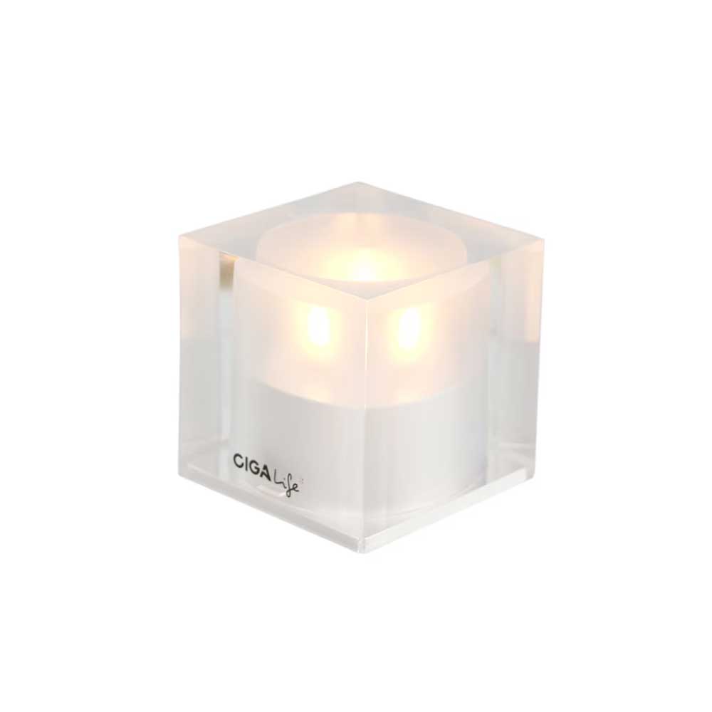 Mini Cube Solar Candle
