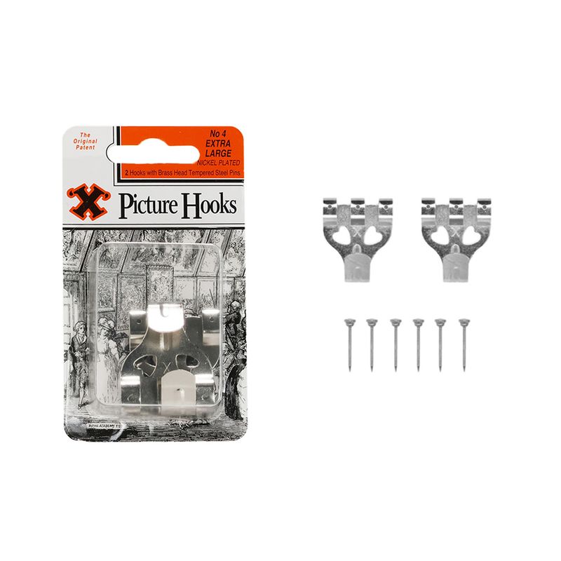 X Picture Hooks No4 set of 2 