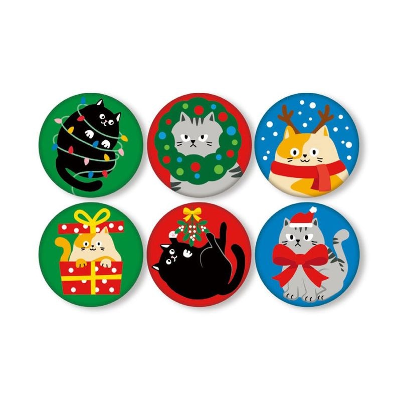 KIKKERLAND クリスマス キャッツ バッグ クリップ | ネコモチーフのバッグクリップ
