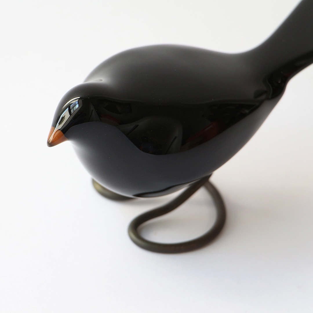 セラミックバード "ブラックバード" 鳥のオブジェ BRANDS,Jehn Ceramics DETAIL ONLINE STORE