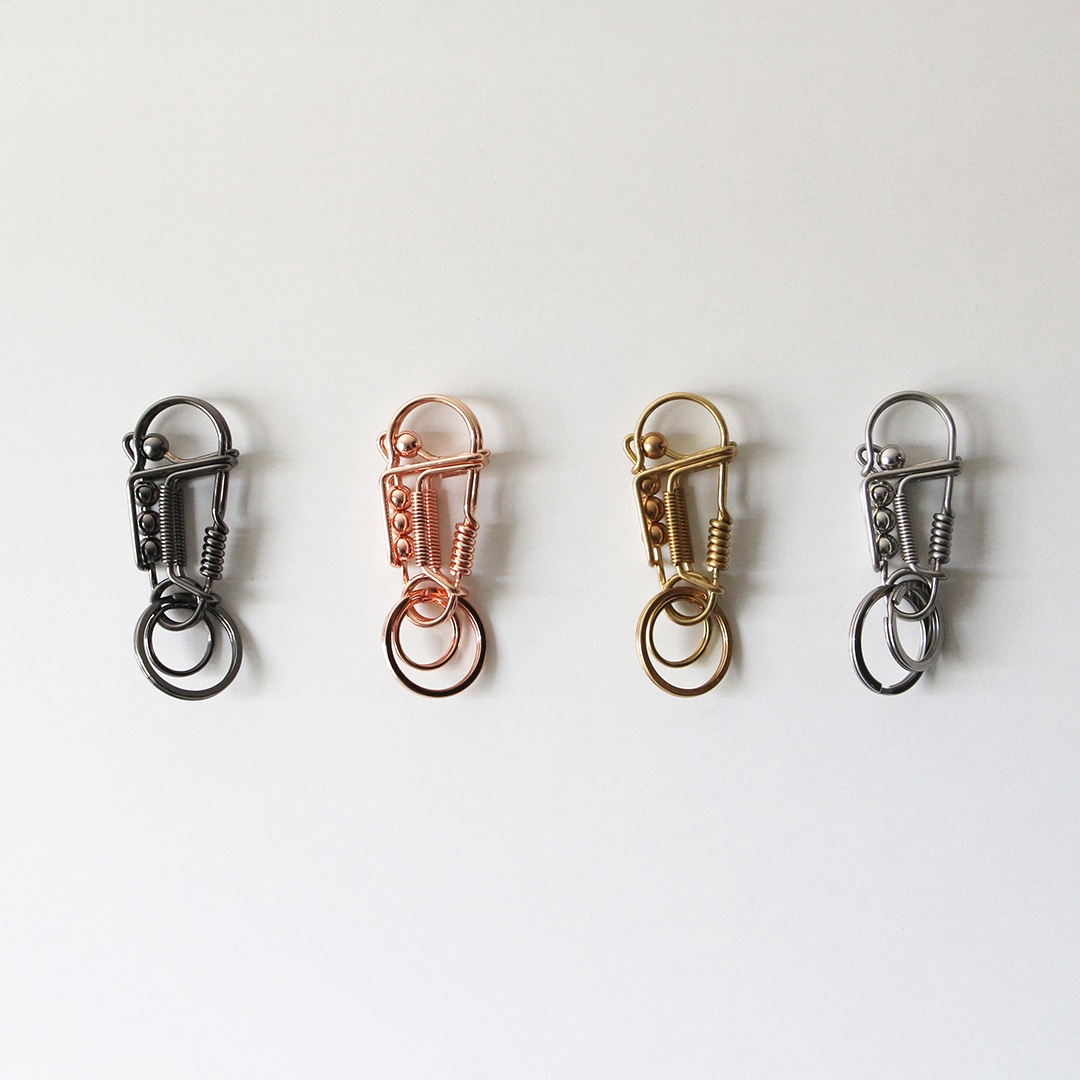 メタル ワイヤー カラビナ 