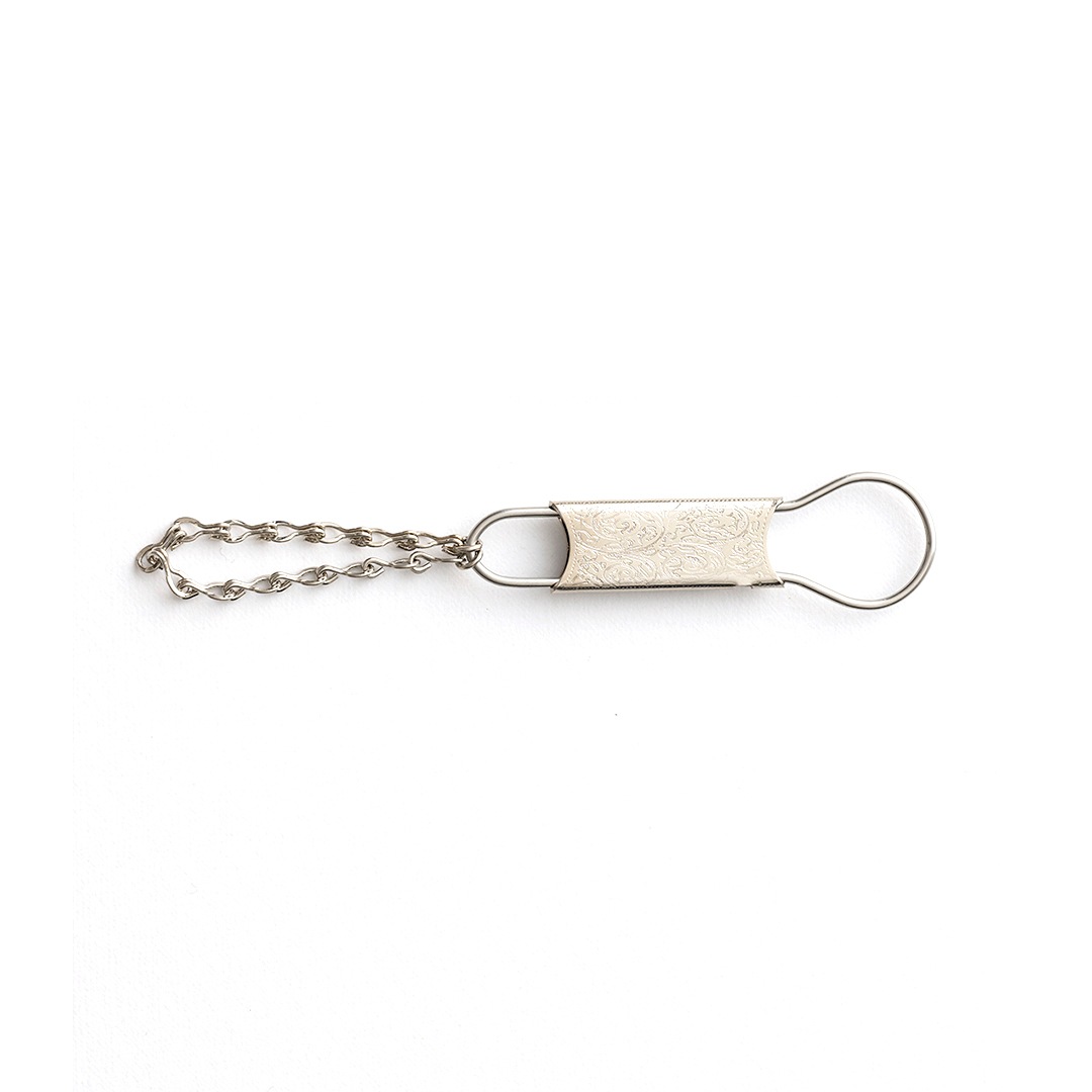 アニバーサリー キーリング ゴールド 約5cm candy design & works ゴードン パターン ウィズ チェーン 