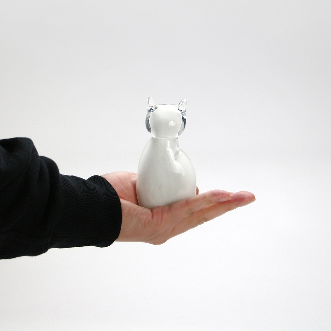 【正規品】Daumドーム 猫 ガラス オブジェ パート・ド・ヴェール フランス製 Yahoo!オークション -「daum france」(クリスタルガラス