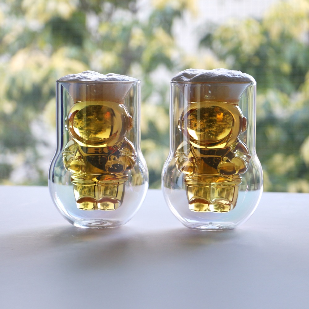 ナサ アストロノーツ ダブルウォールグラス | 宇宙飛行士をモチーフに