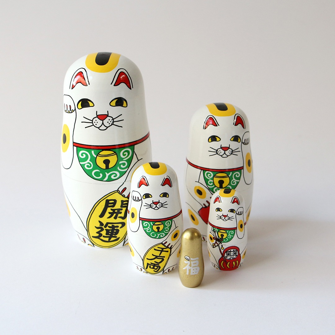 ラッキーキャット | 招き猫のマトリョーシカ | BRANDS,MIDORI