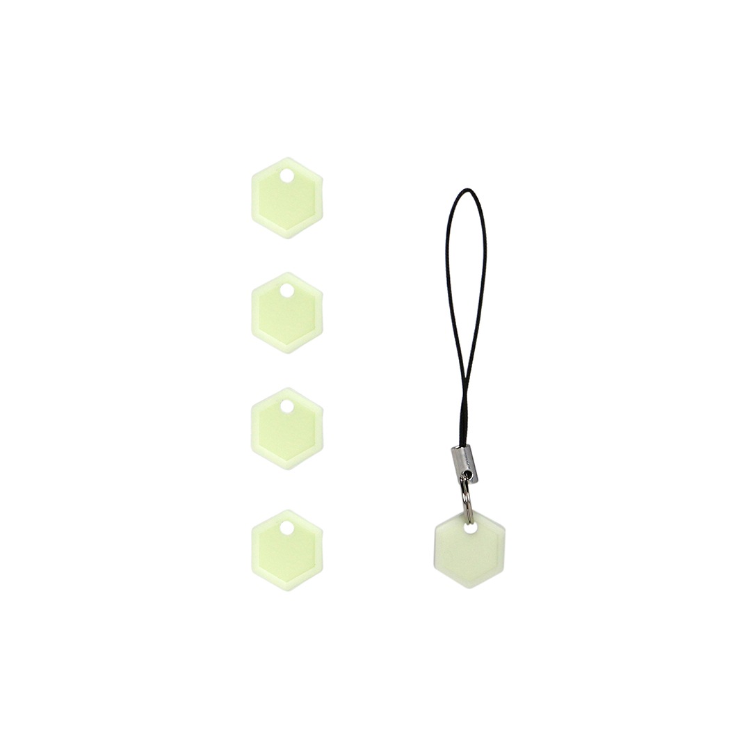 光って音が鳴るバンク5、4個セット未開封 UGM ミニマーカー set of 5 | 驚くほどよく光るミニ蓄光タグ 5点セット