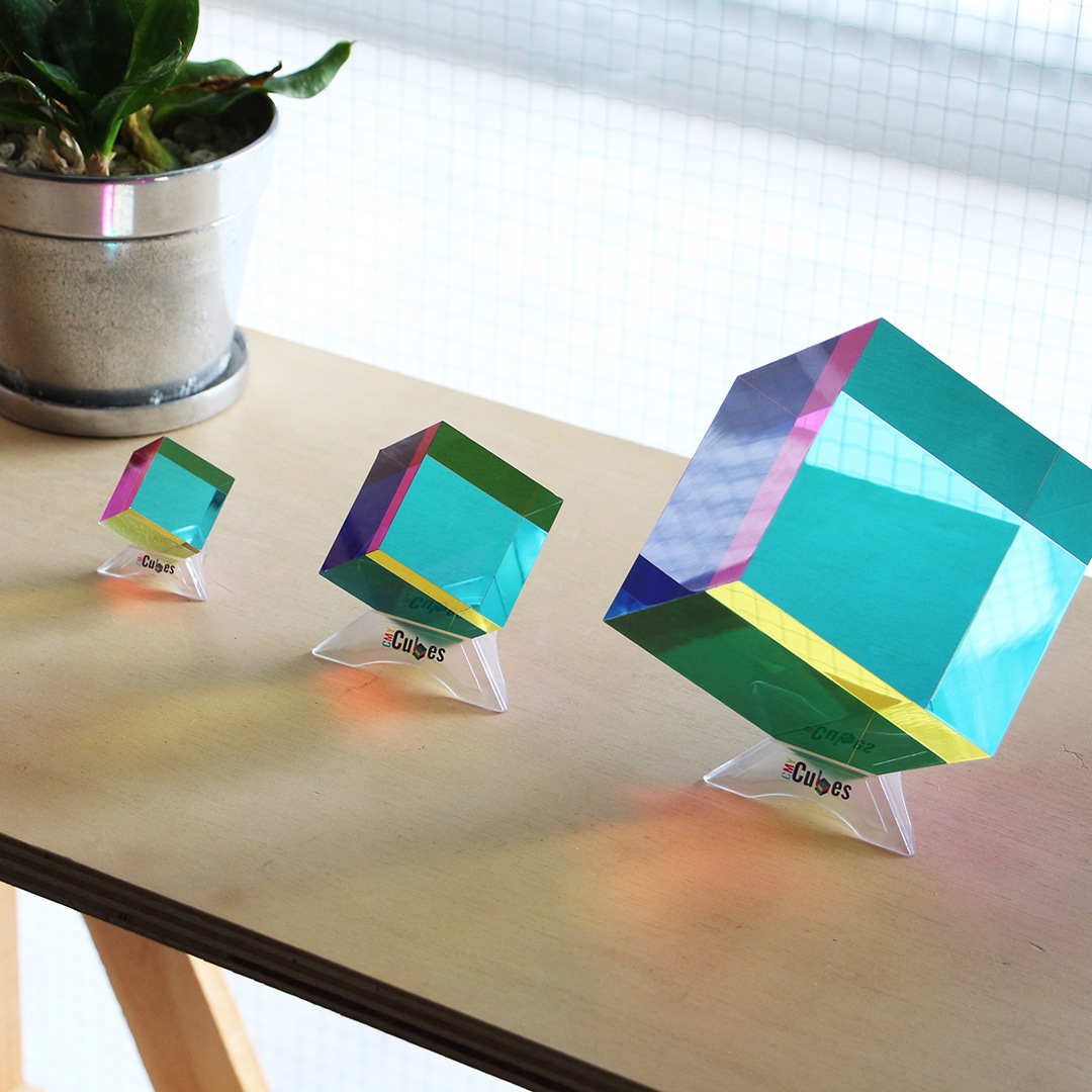 オリジナルCMYキューブ50mm＆95mm用スタンド | ALLITEMS | DETAIL