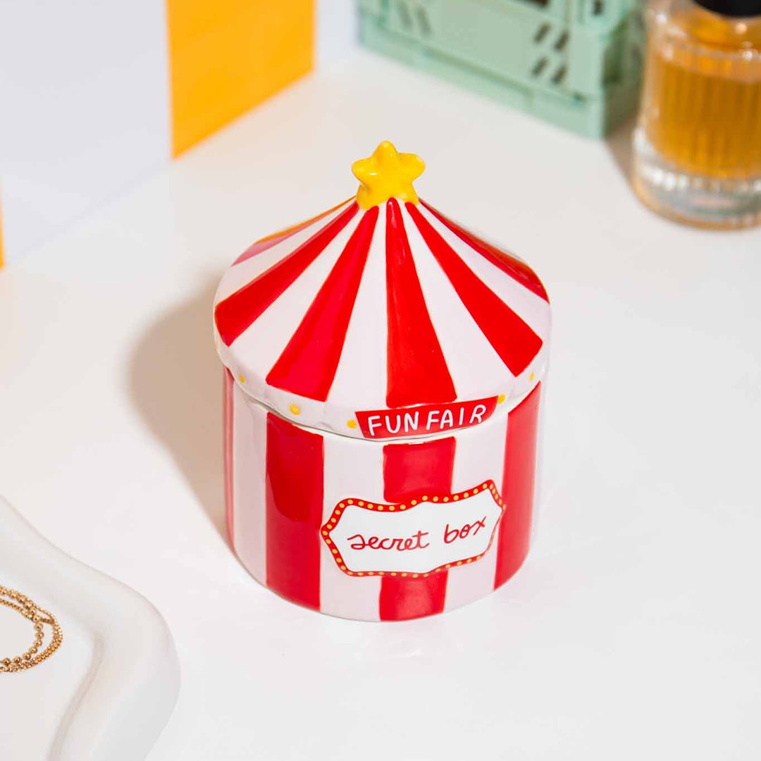 DOIY ファンフェア ストレージ ボックス | サーカステントモチーフの