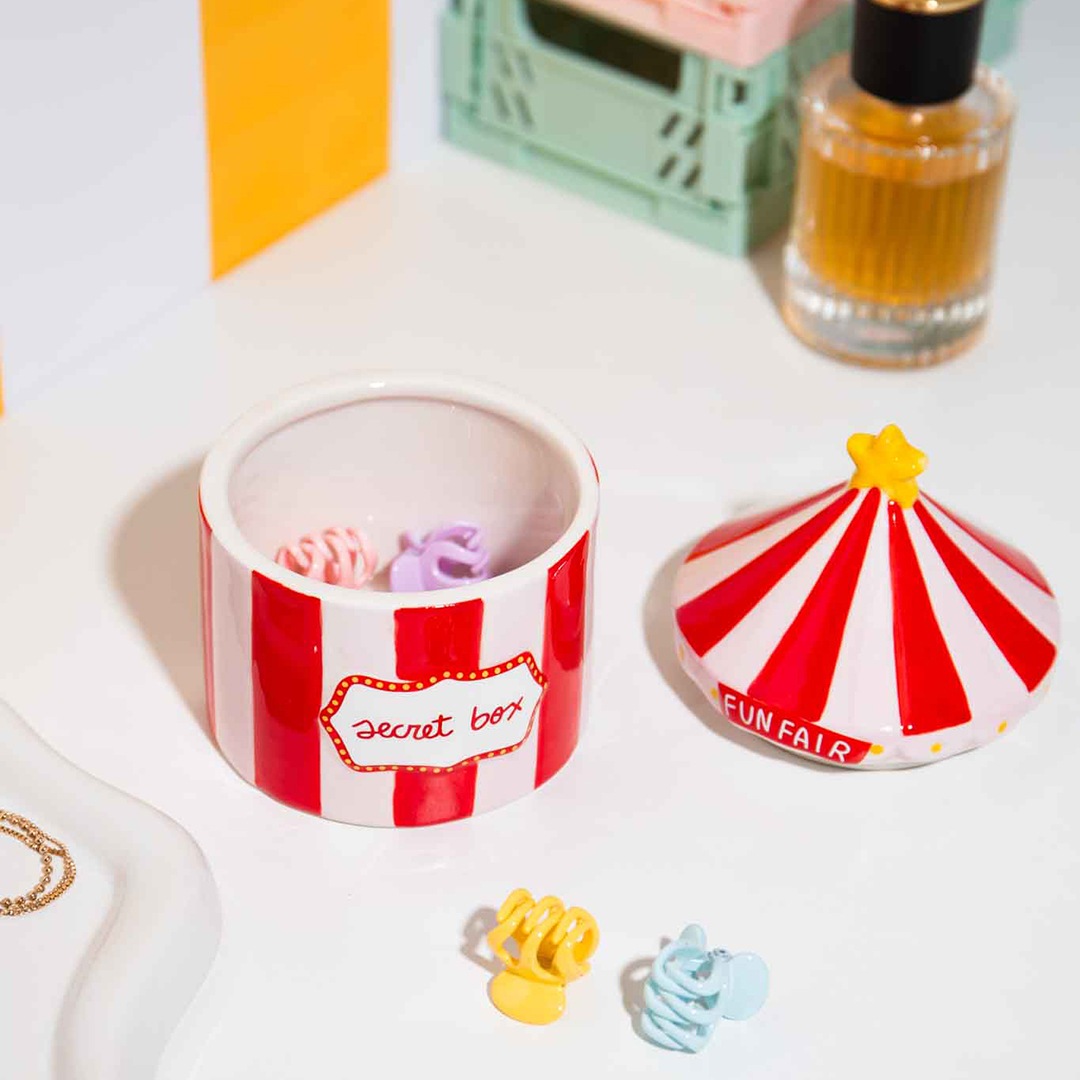 DOIY ファンフェア ストレージ ボックス | サーカステントモチーフの