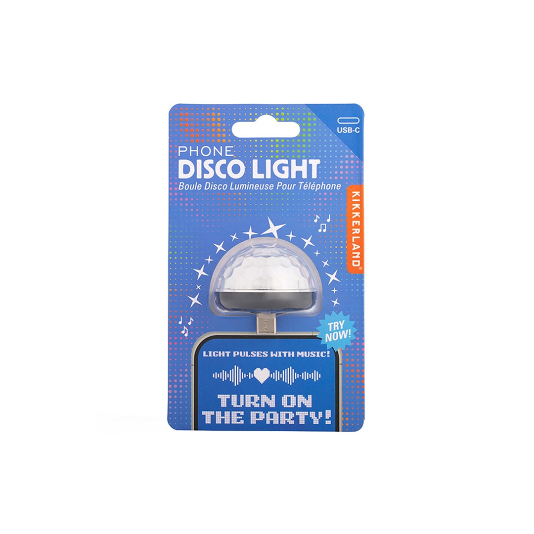 KIKKERLAND TYPE-C フォン ディスコ ライト | 気軽にパーティーの気分が楽しめるLEDライト | BRANDS,KIKKERLAND  | DETAIL ONLINE STORE