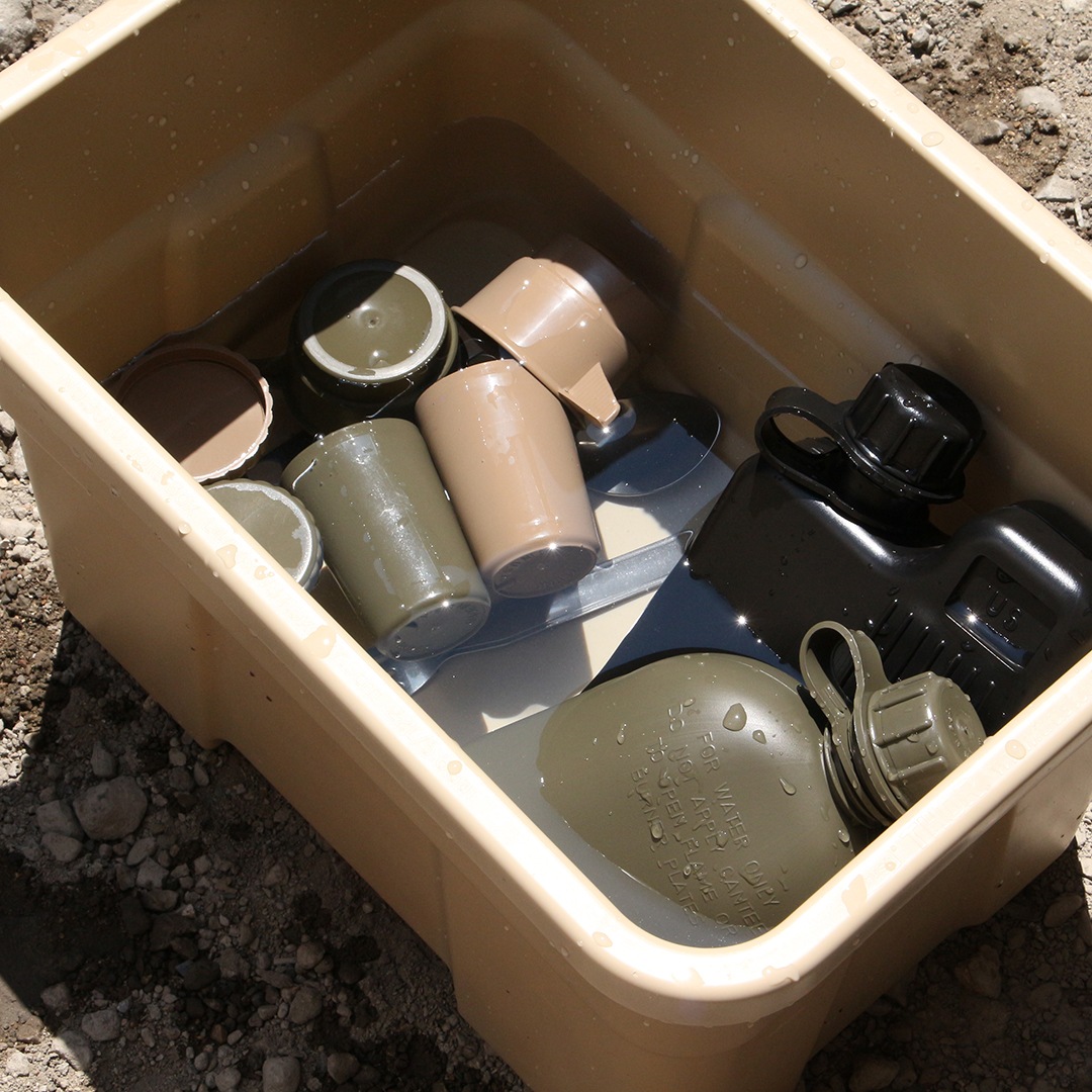 US(米軍) 1QT プラ キャンティーン(水筒)/OD/米軍規格・新品