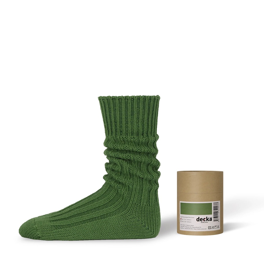 ケースド ヘビーウェイト プレイン ソックス -1stコレクション- | 厚手