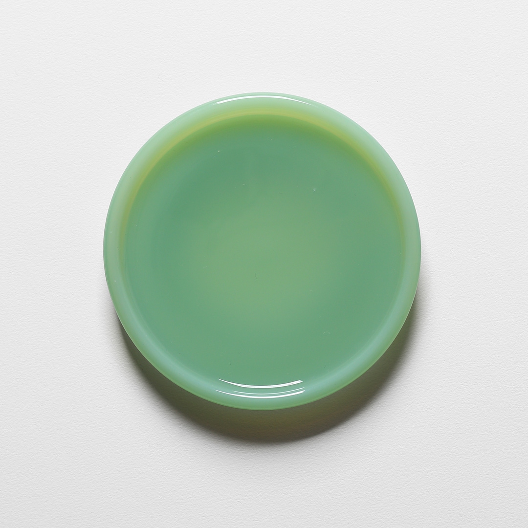 ideaco ミルクガラス プレート10 2個セット 