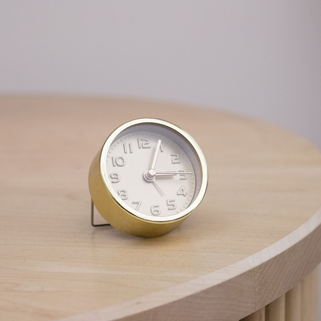 ゴールドアンドコッパーアラームクロック 置き時計 BRANDS,KIKKERLAND DETAIL ONLINE STORE