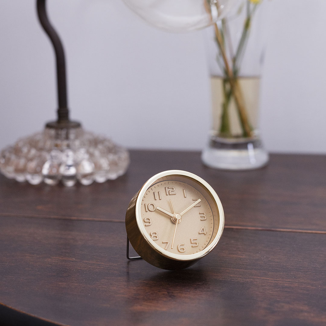 ゴールドアンドコッパーアラームクロック 置き時計 BRANDS,KIKKERLAND DETAIL ONLINE STORE