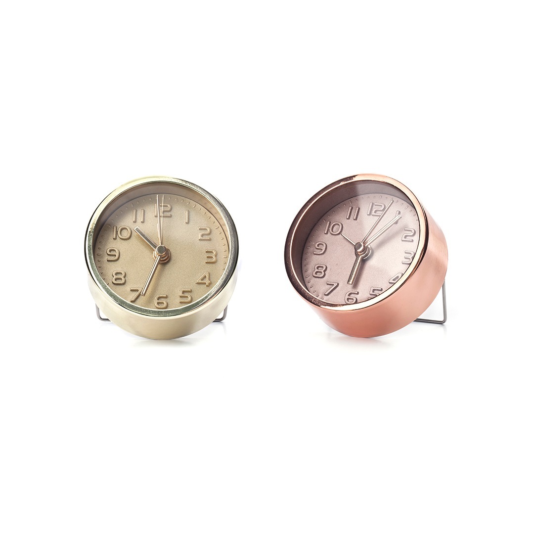 ゴールドアンドコッパーアラームクロック 置き時計 BRANDS,KIKKERLAND DETAIL ONLINE STORE