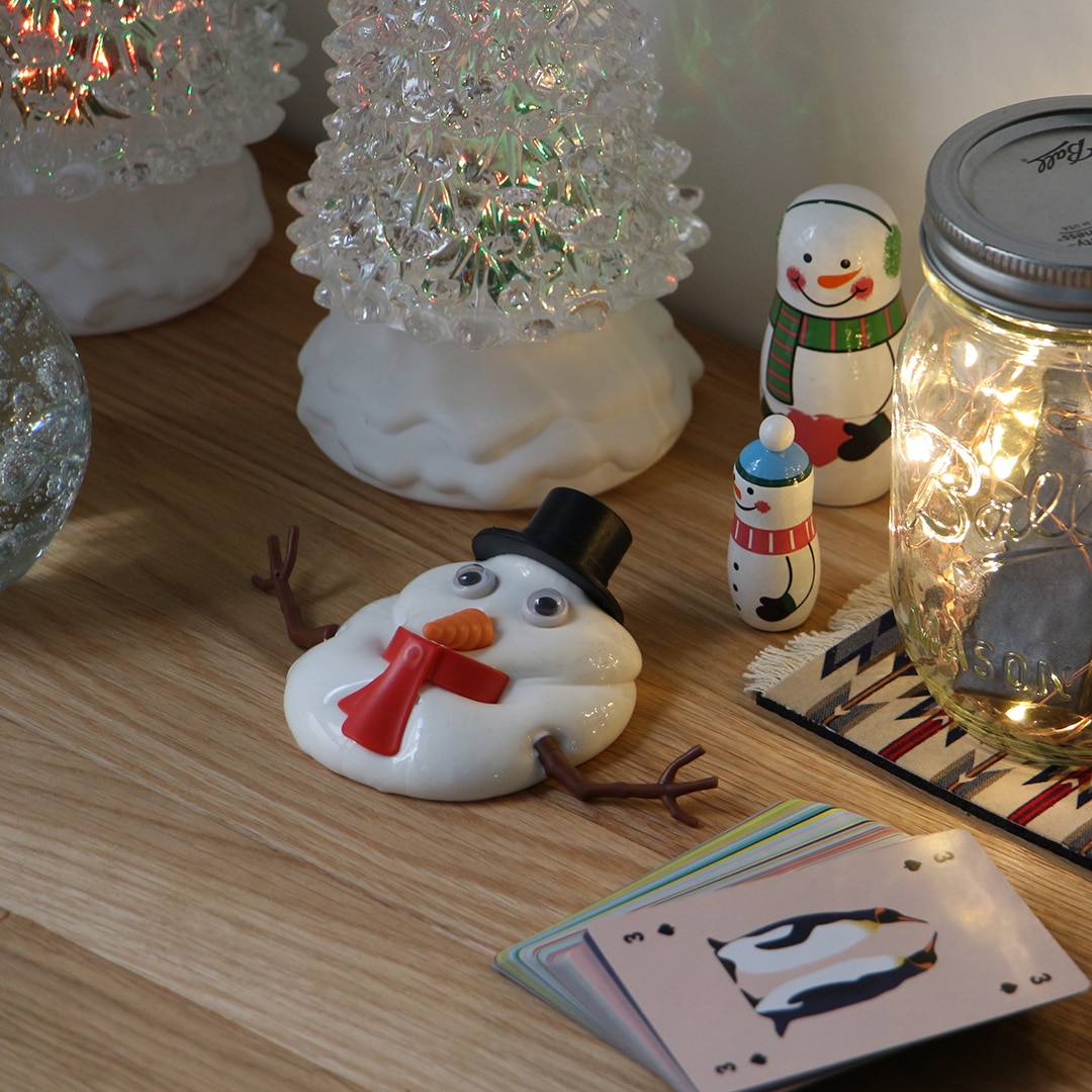 メルティング スノーマン | 何度でもつくって楽しめる雪だるまキット