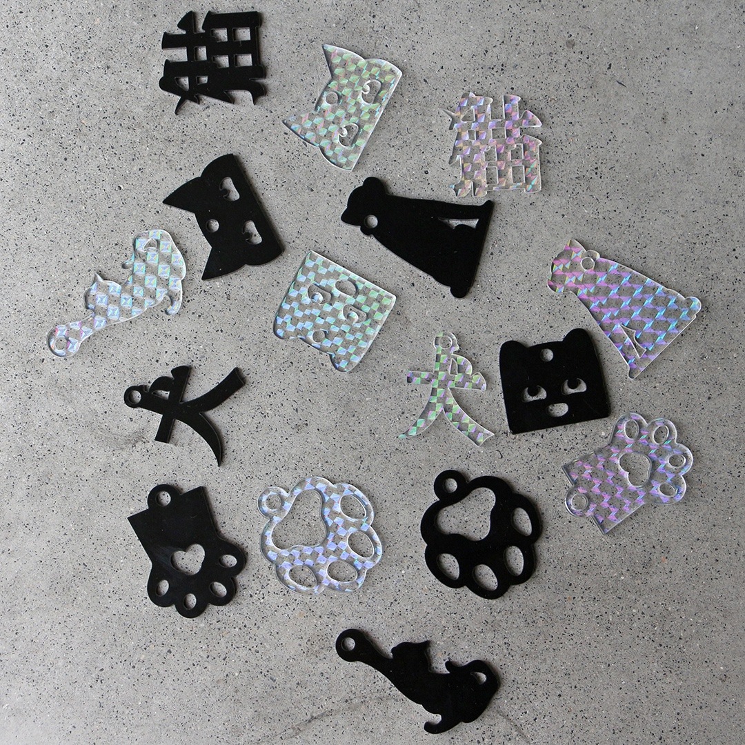 キーホルダー・アクリルキーホルダー 111 アクリル キーリング 111 