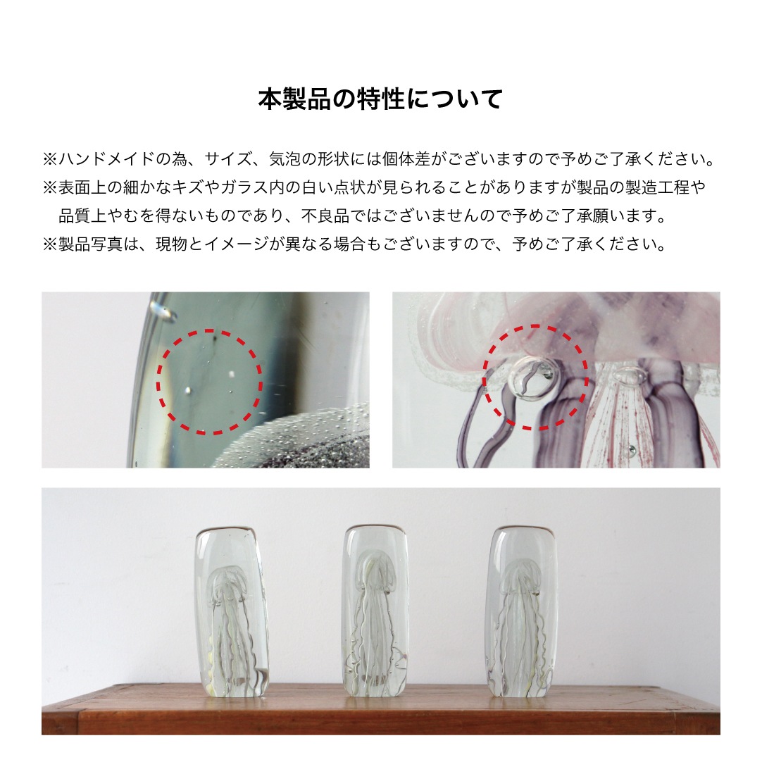 レイチェルオムレットさん　クラゲの蓋物 ジェリーフィッシュ ツイストレッグ 