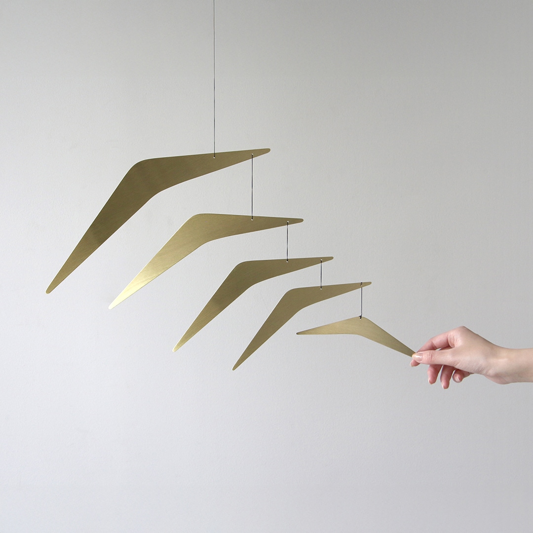 ベクタード アレイ | メイドインUSAの真鍮製モビールオブジェ | BRANDS