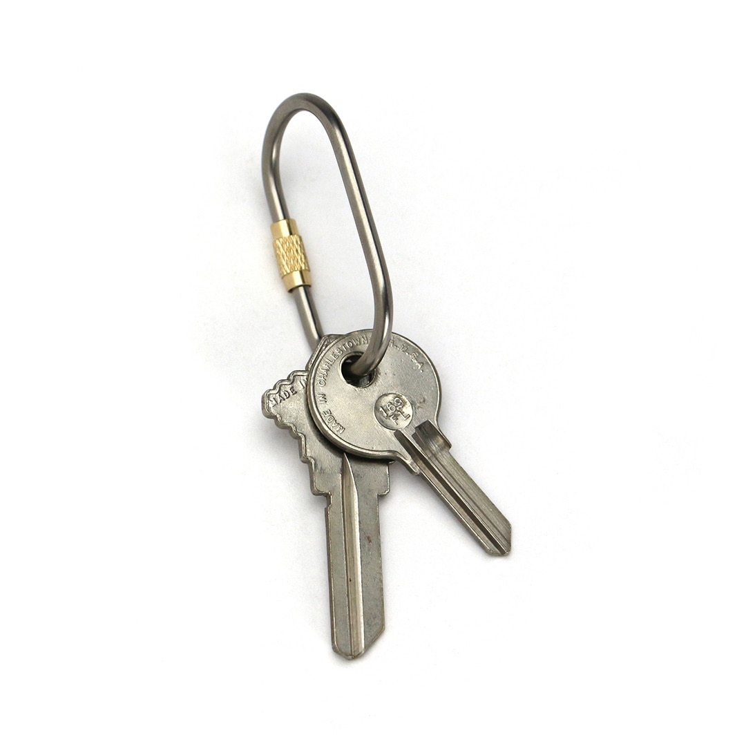 チタニウム スクリュー ロック キーリング 