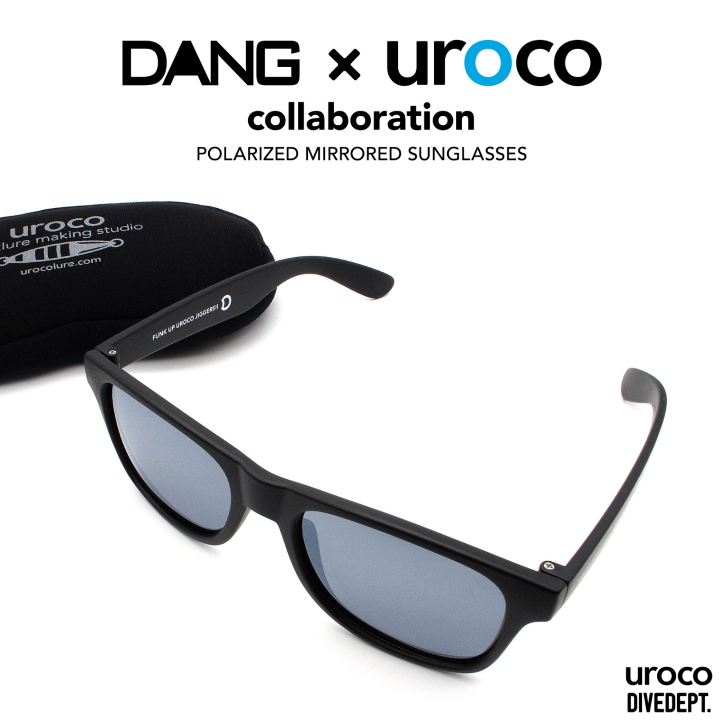 DANG×UROCO POLARIZED MIRRORED SUNGLASSES DUS-0034