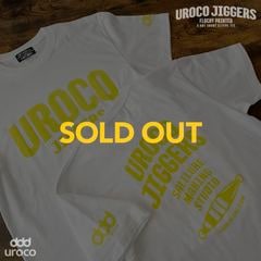 UROCO JIGGERS YELLOW FLOCKY PRINTED SHORT SLEEVE TEE UJFS-0036