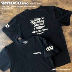 UROCO CP-SCRIPT BASSEN PRINTED SHORT SLEEVE TEE UCBS-0055