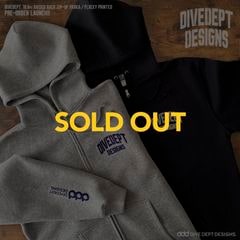 DIVE DEPT DESIGNS RAISED BACK ZIP-UP PARKA DRZP-0068