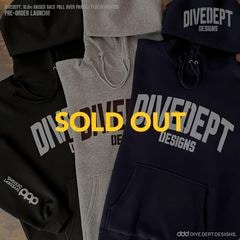 DIVE DEPT DESIGNS RAISED BACK PULL OVER PARKA DRPP-0069