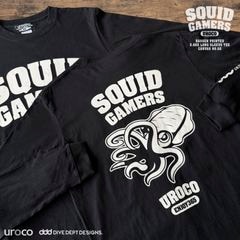 UROCO SQUID GAMERS BASSEN PRINTED LONG SLEEVE TEE CANVAS NO.02 USGL-0091