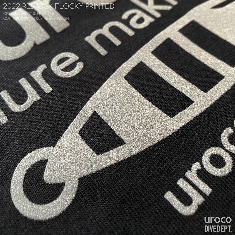 UROCO 2022 RESTOCK FLOCKY PRINTED SHORT SLEEVE TEE UFS-0001