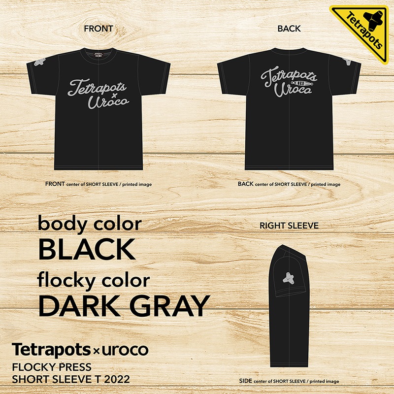 TETRAPOTSUROCO 2022 FLOCKY PRESS SHORT SLEEVE TEE TUFS-0007