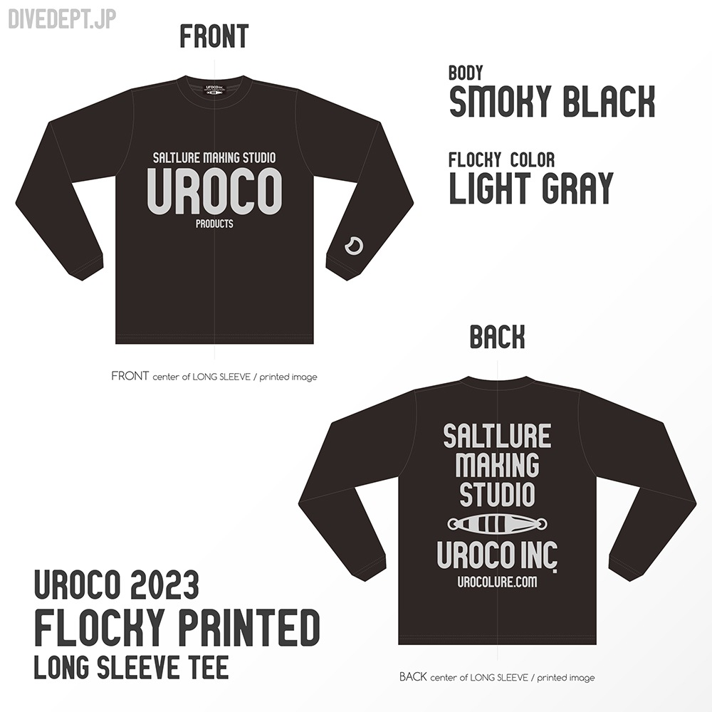 UROCO 2023 FLOCKY PRESS LONG SLEEVE TEE UFL-0009