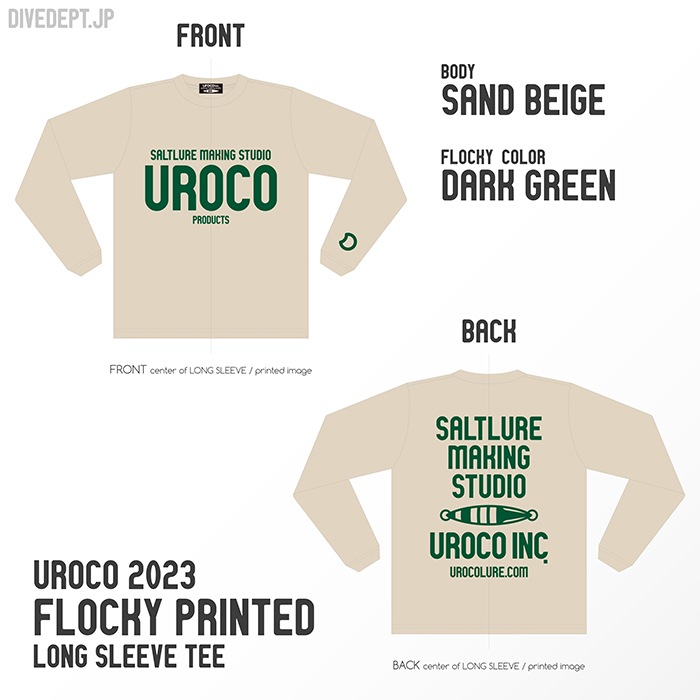 UROCO 2023 FLOCKY PRESS LONG SLEEVE TEE UFL-0009